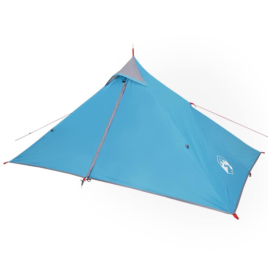Thumbnail - vidaXL Tipi-Campingzelt 1 Person Blau Wasserdicht