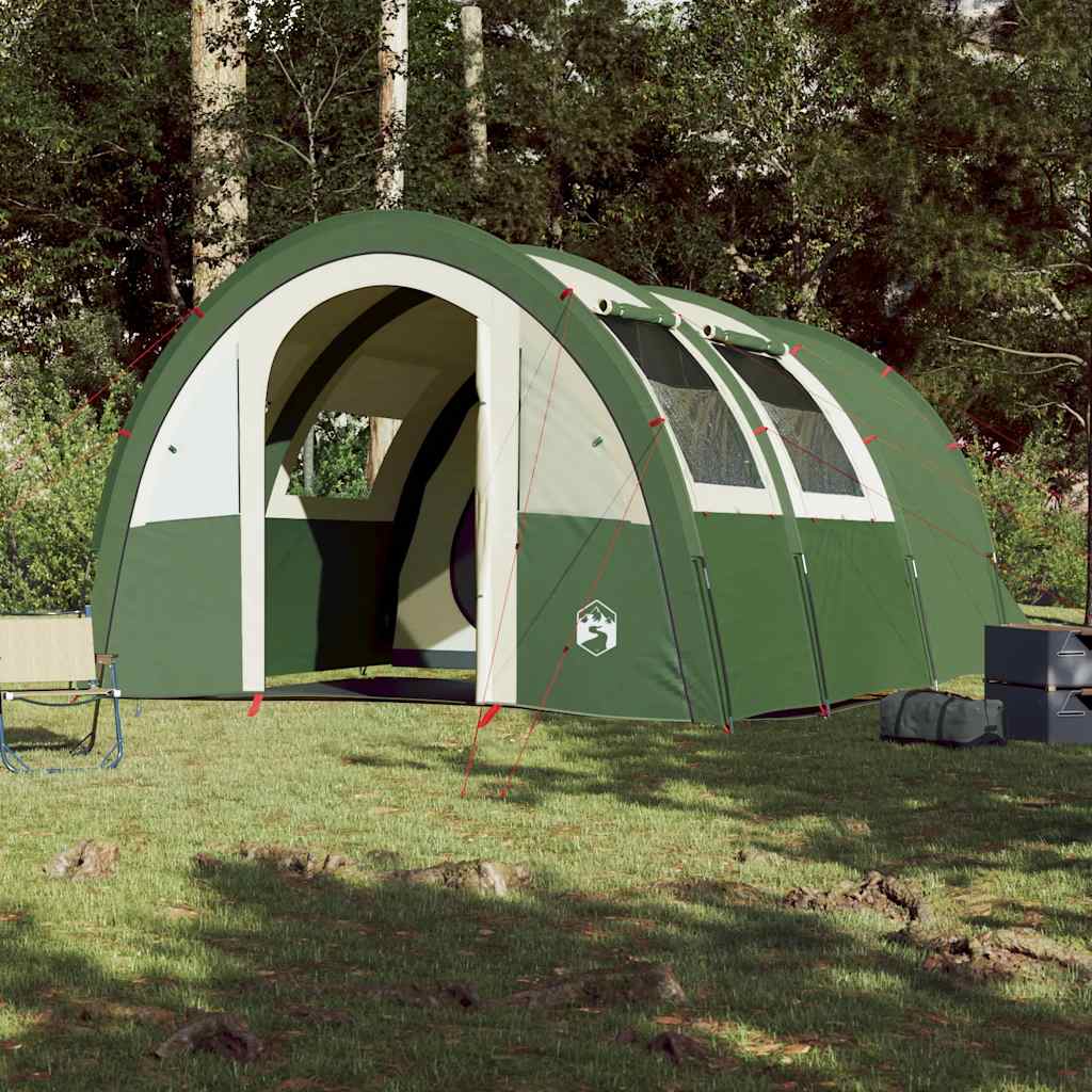 vidaXL Tunneltent 4-persoons waterdicht groen afbeelding