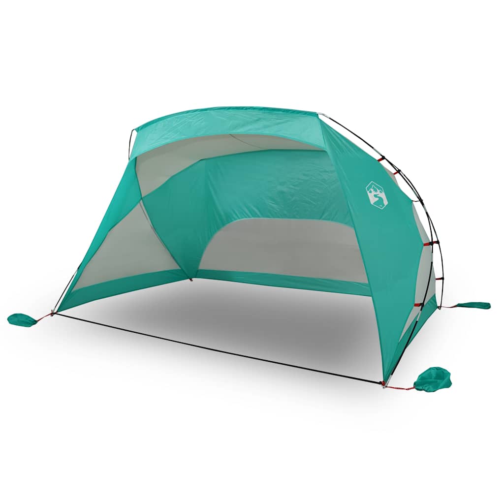 Thumbnail - vidaXL Strandzelt Meergrün 274x178x170/148 cm 185T Polyester