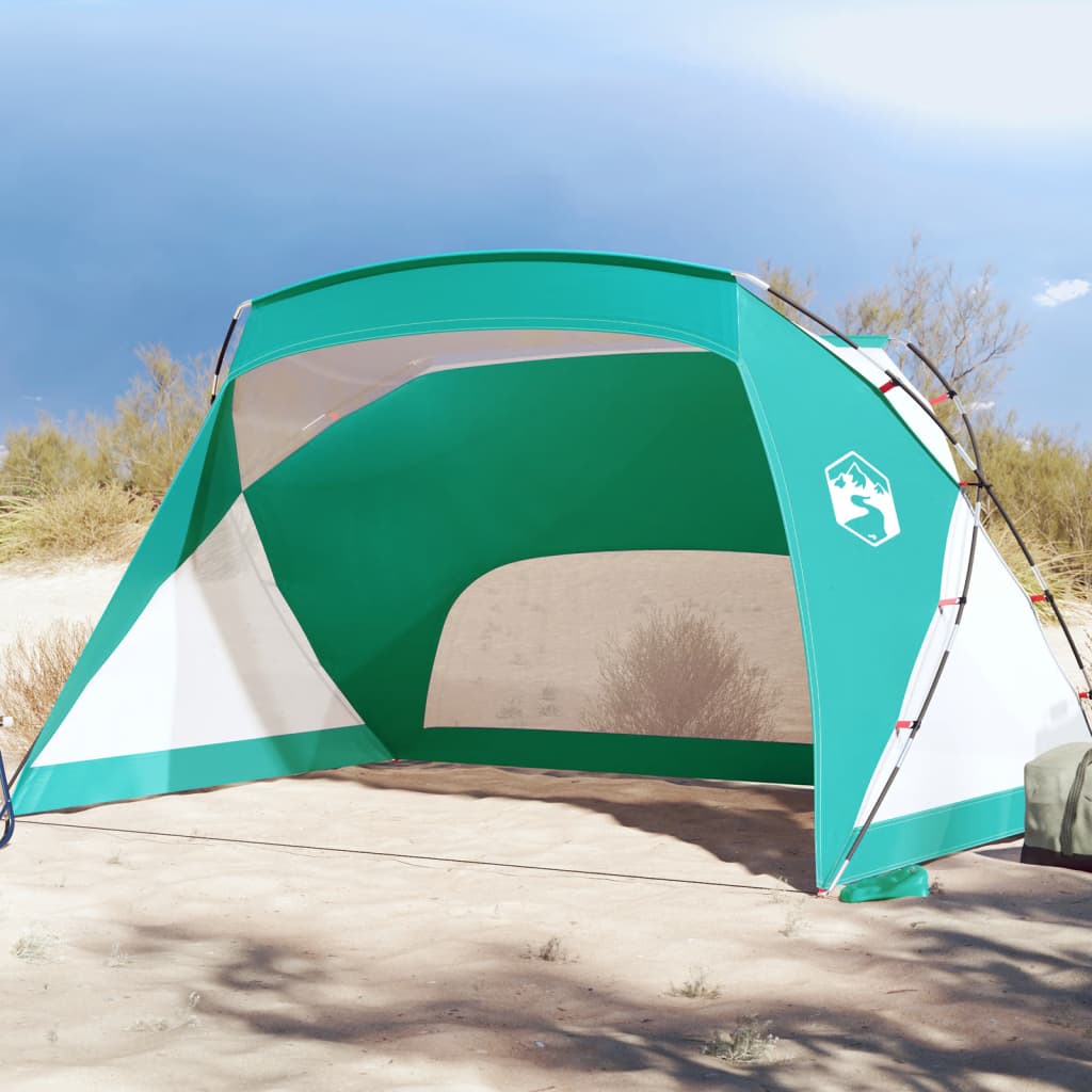 vidaXL Strandtelt havgrønn 274x178x170/148 cm 185T polyester - Camping | Telt