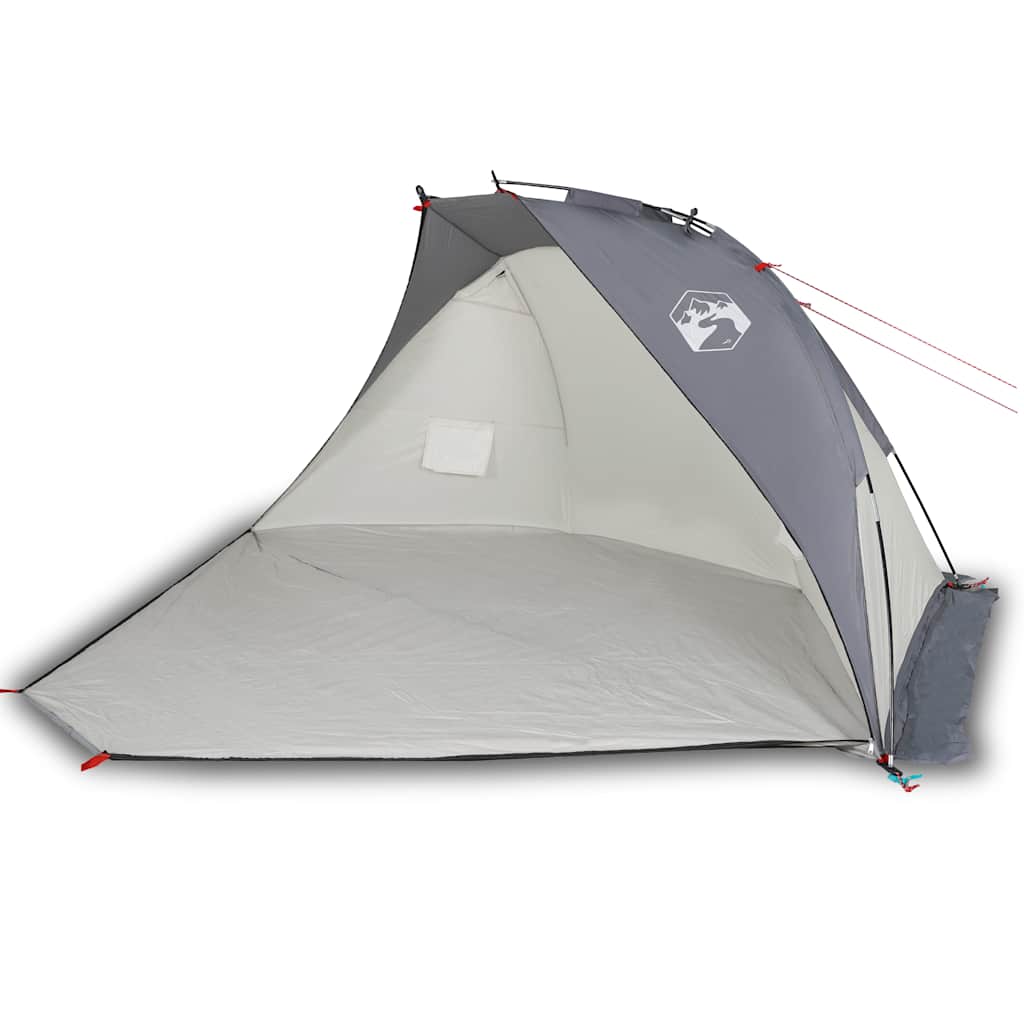 Thumbnail - vidaXL Strandzelt Grau 268x223x125 cm 185T Polyester