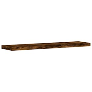 Nástěnné police 4 ks kouřový dub 40x10x1,5 cm kompozitní dřevo - obrázek 4