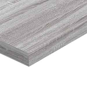 Nástěnné police 4 ks šedé sonoma 40x10x1,5 cm kompozitní dřevo - obrázek 7