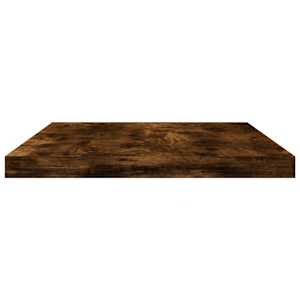 Nástěnné police 4 ks kouřový dub 40x20x1,5 cm kompozitní dřevo - obrázek 5