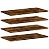 vidaXL seinariiulid 4 tk, suitsutatud tamm, 60x20x1,5 cm, tehispuit