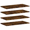 vidaXL seinariiulid 4 tk, suitsutatud tamm, 60x30x1,5 cm, tehispuit