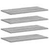 vidaXL seinariiulid 4 tk, hall Sonoma tamm, 60x30x1,5 cm, tehispuit