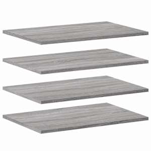 vidaXL seinariiulid 4 tk, hall Sonoma tamm, 60x40x1,5 cm, tehispuit