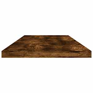 Nástěnné police 4 ks kouřový dub 80x20x1,5 cm kompozitní dřevo - obrázek 5