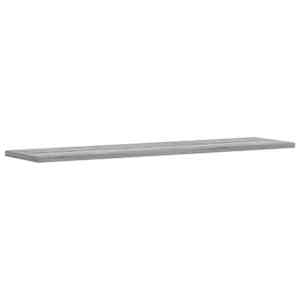 Nástěnné police 4 ks šedé sonoma 80x20x1,5 cm kompozitní dřevo - obrázek 3