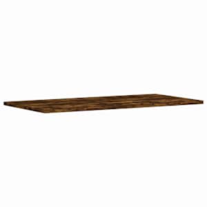 Nástěnné police 4 ks kouřový dub 80x40x1,5 cm kompozitní dřevo - obrázek 4