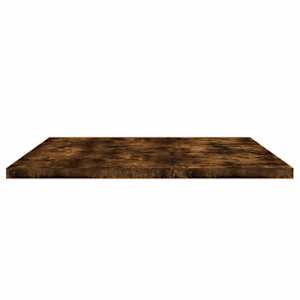 Nástěnné police 4 ks kouřový dub 80x40x1,5 cm kompozitní dřevo - obrázek 5