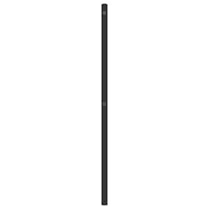 Kovové náhradní čelo postele černé 180 cm - obrázek 5