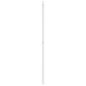 Kovové náhradní čelo postele bílé 150 cm - obrázek 5