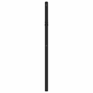 Kovové náhradní čelo postele černé 100 cm - obrázek 5