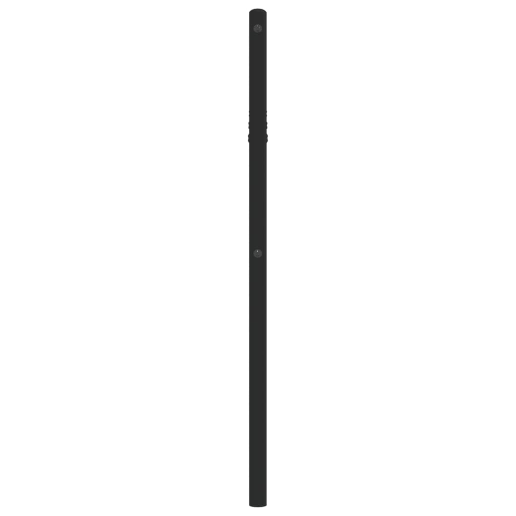 vidaXL Vervangend hoofdbord 107 cm metaal zwart, foto 4