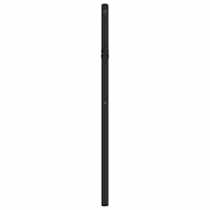 Kovové náhradní čelo postele černé 107 cm - obrázek 4
