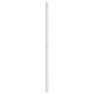 Kovové náhradní čelo postele bílé 100 cm - obrázek 5