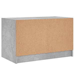 TV skříňka se skleněnými dvířky betonově šedá 68x37x42 cm - obrázek 8