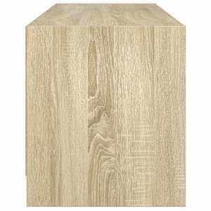 TV skříňka se skleněnými dvířky dub sonoma 102x37x42 cm - obrázek 7