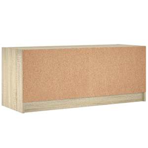 TV skříňka se skleněnými dvířky dub sonoma 102x37x42 cm - obrázek 8