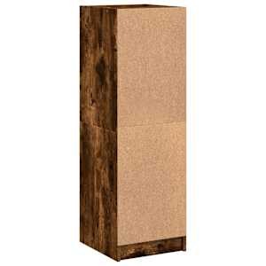 Highboard se skleněnými dvířky kouřový dub 35 x 37 x 109 cm - obrázek 8