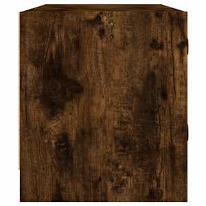 TV skříňka se skleněnými dvířky kouřový dub 102x37x42 cm - obrázek 7