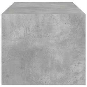 Konferenční stolek skleněná dvířka betonově šedý 102x50x42 cm - obrázek 7