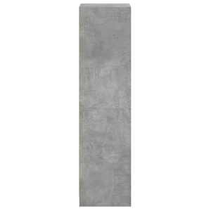Highboard se skleněnými dvířky betonově šedý 35 x 37 x 142 cm - obrázek 7