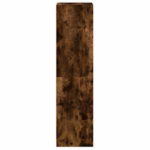 Highboard se skleněnými dvířky kouřový dub 35 x 37 x 142 cm - obrázek 7