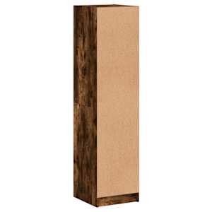 Highboard se skleněnými dvířky kouřový dub 35 x 37 x 142 cm - obrázek 8