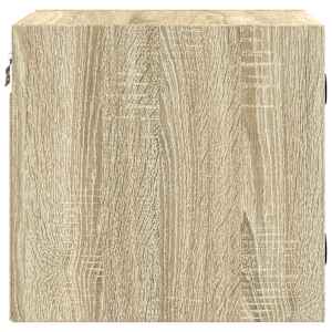 Noční stolky se skleněnými dvířky 2 ks dub sonoma 35x37x35 cm - obrázek 8