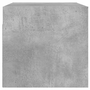 Nástěnná skříňka skleněná dvířka betonově šedá 68,5x37x35 cm - obrázek 7