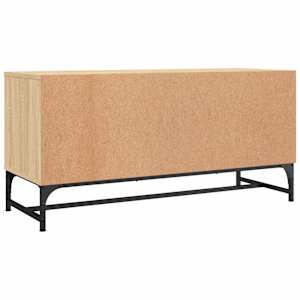 TV skříňka se skleněnými dvířky dub sonoma 102 x 37 x 50 cm - obrázek 7