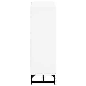 Highboard se skleněnými dvířky bílý 35 x 37 x 120 cm - obrázek 7