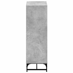 Highboard se skleněnými dvířky betonově šedý 35 x 37 x 120 cm - obrázek 7