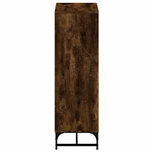 Highboard se skleněnými dvířky kouřový dub 35 x 37 x 120 cm - obrázek 7