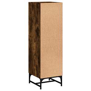 Highboard se skleněnými dvířky kouřový dub 35 x 37 x 120 cm - obrázek 8