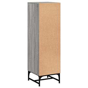 Highboard se skleněnými dvířky šedý sonoma 35 x 37 x 120 cm - obrázek 8