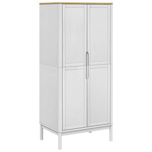 vidaXL riidekapp "FLORO", valge, 77 x 53 x 171 cm, m&auml;nnipuit