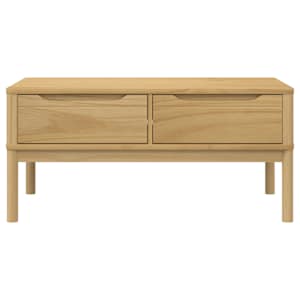 Konferenční stolek FLORO voskově hnědý 99x55,5x45 cm borovice - obrázek 5
