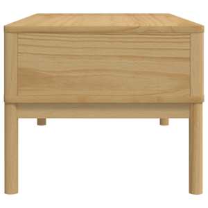 Konferenční stolek FLORO voskově hnědý 99x55,5x45 cm borovice - obrázek 6