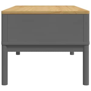 Konferenční stolek FLORO šedý 99x55,5x45 cm masivní borovice - obrázek 6
