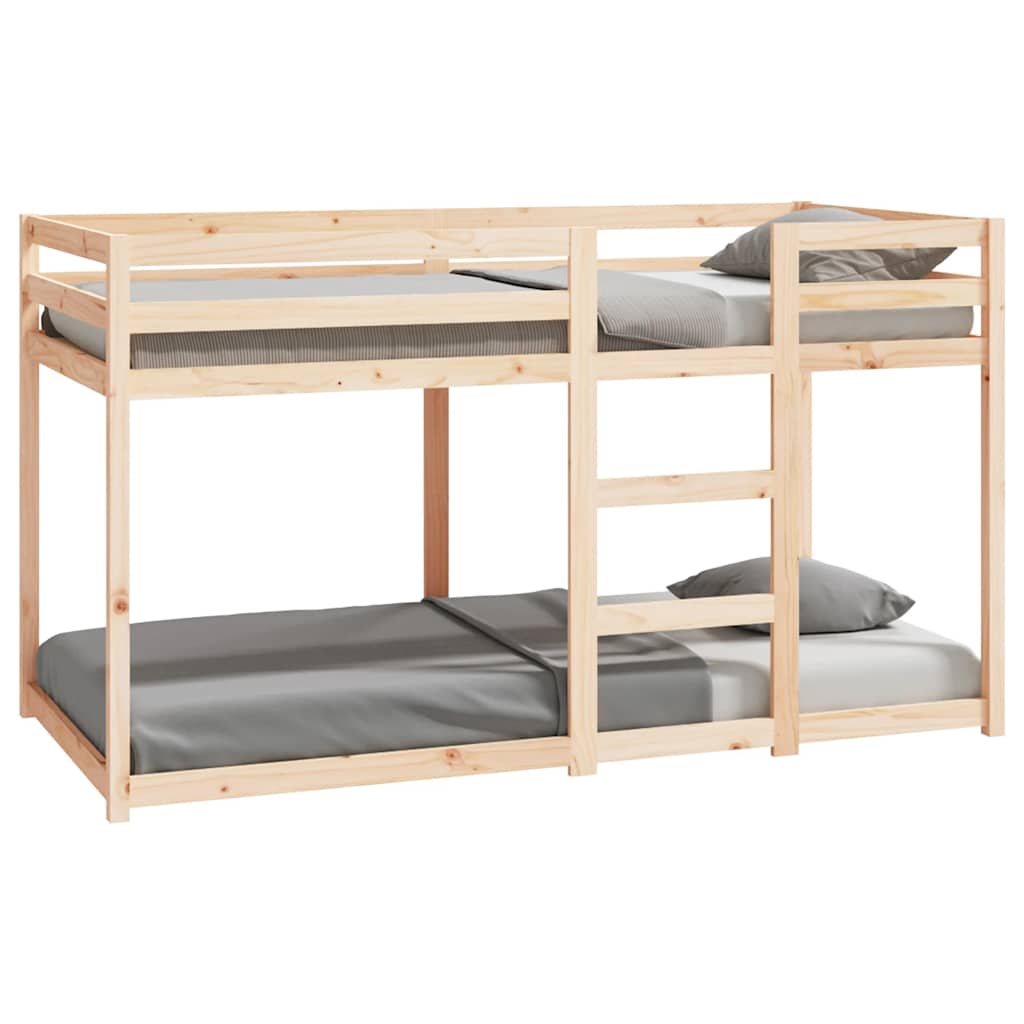 vidaXL Stapelbedframe zonder matras massief grenenhout 90x190 cm bruin, foto 3