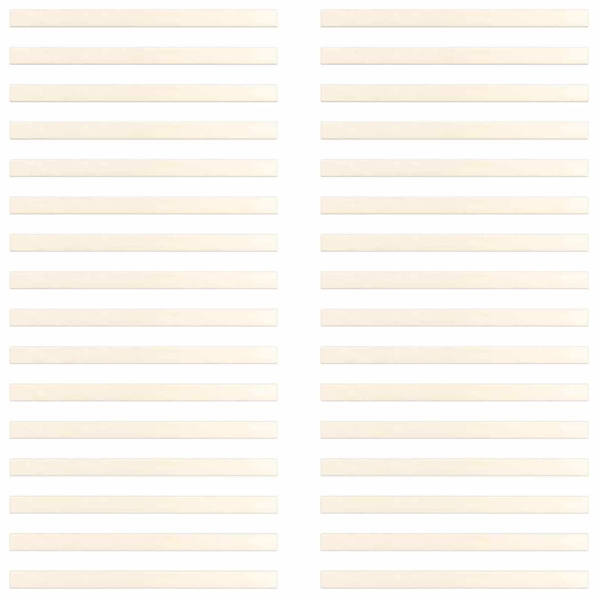 Sengelamel 32 stk. Naturfarvet 90 x 6 x 1,3 cm Massivt fyrretræ - Billede 4