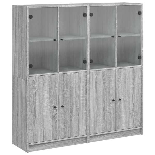vidaXL ustega raamaturiiul, hall Sonoma, 136 x 37 x 142 cm, tehispuit