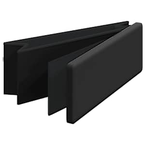 Úložná lavice skládací černá PVC - obrázek 9