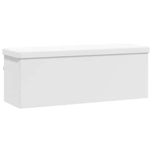 vidaXL kokkupandav hoiupink, valge, PVC