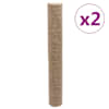 vidaXL džuudist rullid 2 tk, 1 x 50 m, 100% džuut 200 gsm