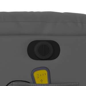 Elektrické masážní polohovací křeslo šedé umělá kůže - obrázek 12